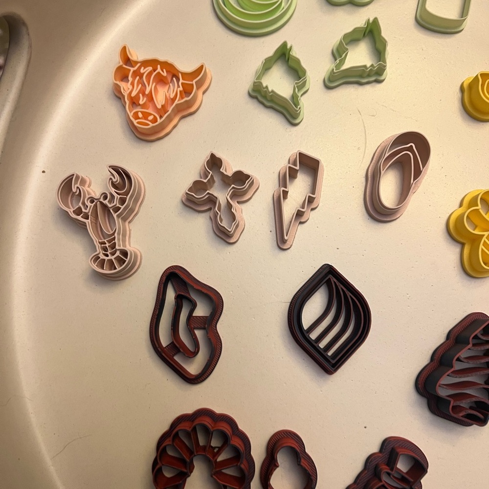 Polymer clay cutters random set of 25 cutters! - Picture 5 of 5
